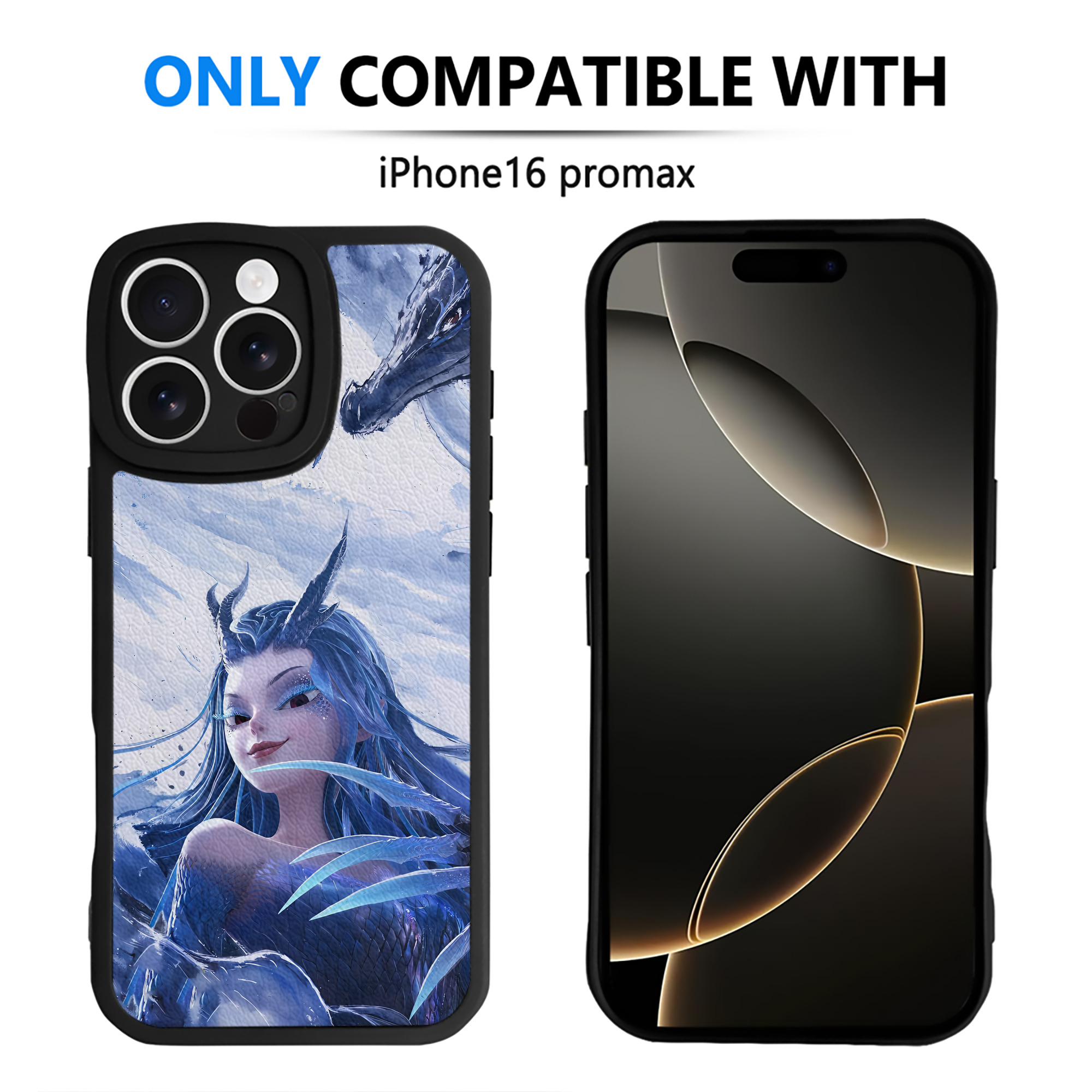 （画像用） Ne Zha 2 ナタ 魔童の大暴れ 【iPhone 16シリーズ対応】シリコンスマホケース（レザー調） 材質：シリコン